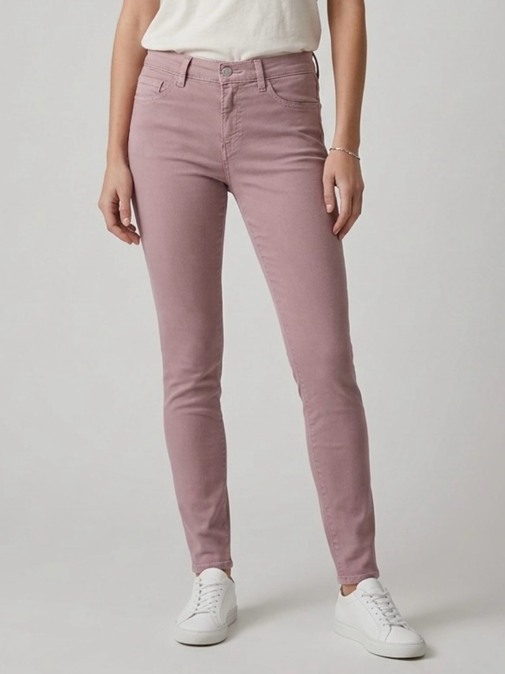 J Brand 811 Mid Rise Skinny Leg Jeans Slipper Dusty Mauve Pink Sz 29